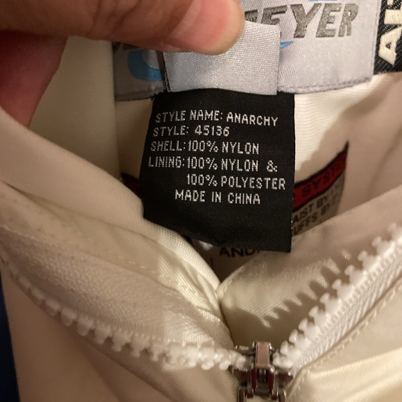 OBERMEYER ANARCHY SKI SNOWBOARD PANTS SIZE 10 IVORY COLOR - Picture 4 of 14